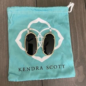 Kendra Scott Black Danielle Earrings